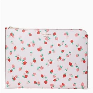 Kate Spade-Staci Wild Strawberries Laptop Sleeve